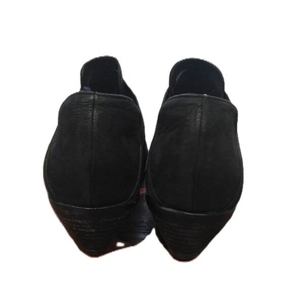 🖤 Eileen Fisher Black Leather Slip-On Shoes – Low Heel – Women’s Size 7 - Picture 4 of 5